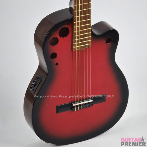 Imagen 8 de 10 de Guitarra Electroacustica Media Caja Cuerdas Nylon Eq Fishman