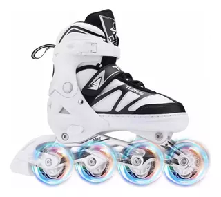 Patines En Línea Profesionales Adulto Ajustables Con Luces