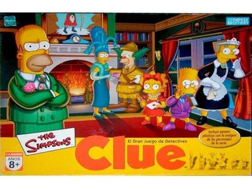 Juego De Mesa Simpsons Clue Toyco 9771  Full