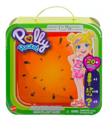 Polly Pocket Paquete De Modas Secretas Frutas