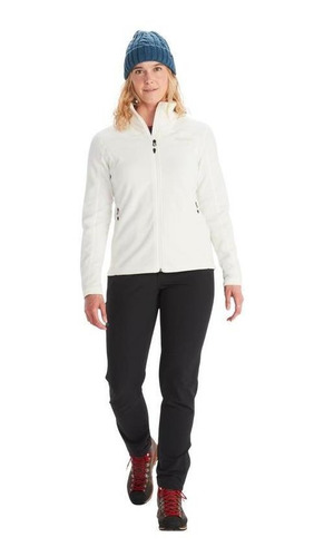 Polar Mujer Marmot Reactor Polartec Jacket Blanco