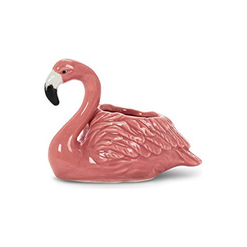 Macetero Pequeño Flamingo Minikin310, 1 Unidad, Rosa