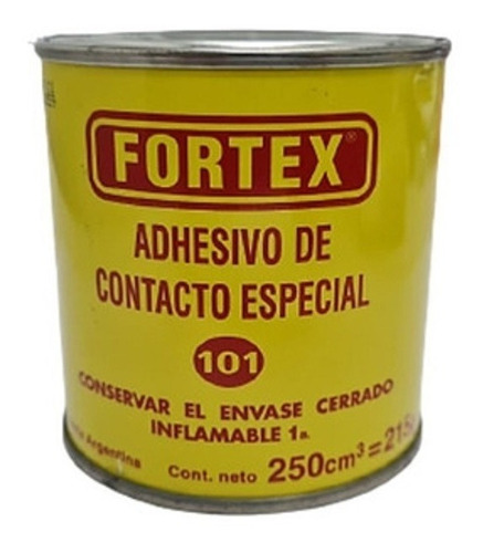Cemento De Contacto 101 Fortex 1/4 Litro 