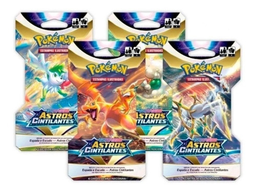 Imagem 1 de 1 de Pokémon 24 Blister Unitário - Astros Cintilantes Ee9