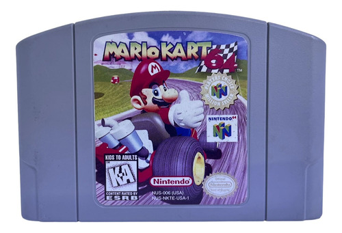 Fita Mario Kart 64 N64 Original Capa Repro Funcionando (Recondicionado)
