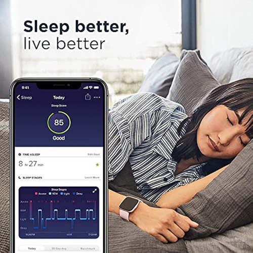 Reloj Inteligente Fitbit Versa 2 Para La Salud Y El Estado F