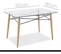 Comprar Mesa Eames Rectangular De Vidrio