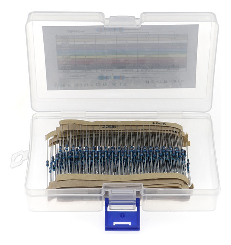 600 Piezas 30 Valores Kit 1% 1/4w Kit De Resistores