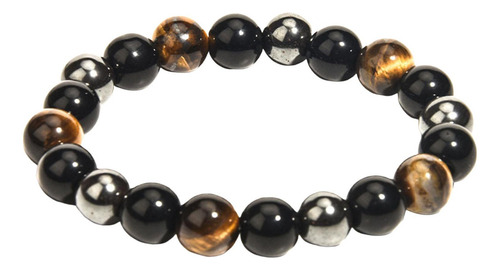 Pulsera De Cuentas Hombres Mujeres Cuentas Redondas 10 Mm