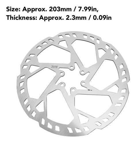 Freno De Disco Eléctrico Para Scooter, 2,3 Mm De Grosor, 6 T