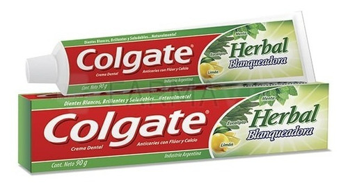 Colgate Crema Dental Herbal Blanqueadora X 90 Grs