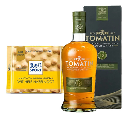 Whisky The Tomatin 12 Años Single Mas Chocolate Ritter