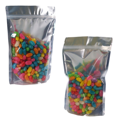 1000 Saquinhos Stand Up Pouch 17x23,5 Metalizado C/ Visor