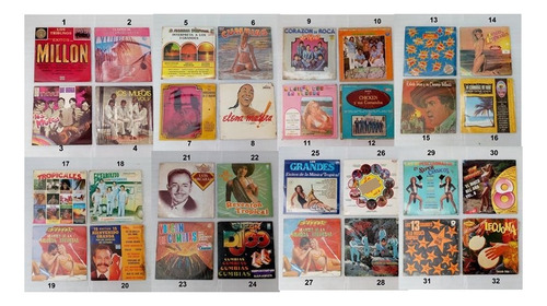 Ler Descripción Disco Lp Vinil Tropical Cumbia Salsa Grupero (Usado)