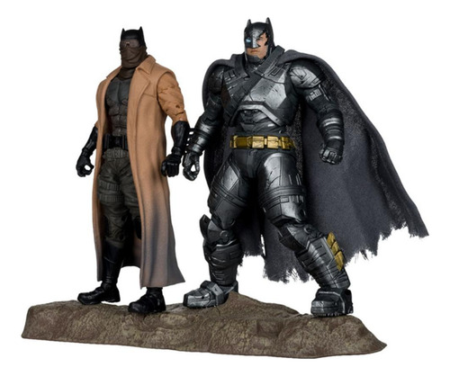 Knightmare Batman And Armored Batman Pack Gold Ex Mcfarlane