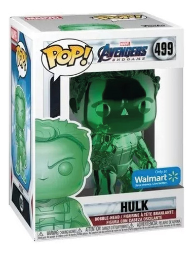 Funko Pop - Pop! Marvel - Hulk No. 499 (verde) Walmart