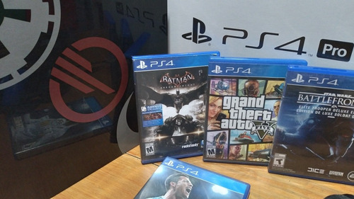 Ps4 Pro + 2 Mandos Originales + Juegos Físicos Y Digitales !