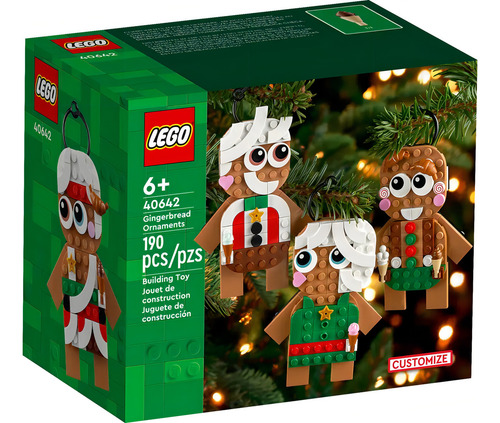 Set Lego Adornos De Pan De Gingerbread Ornaments 40642 190