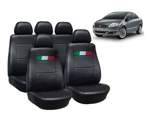 Fundas Cubre Asientos P/ Fiat Linea  Auto Italia Accesorio