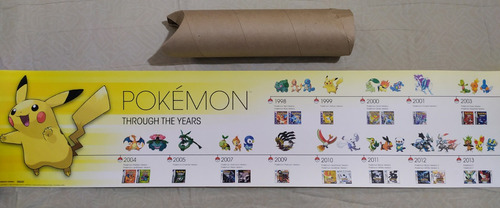 Imagen 1 de 1 de Afiche De Coleccion Historia De Pokemon