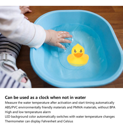 Termómetro Doméstico Con Forma De Pato, Temperatura Del Agua