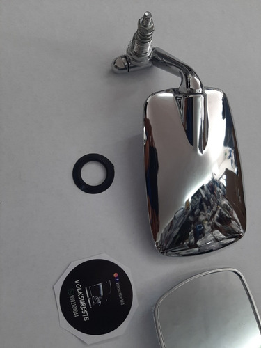 Espejos Vocho Cromo Calidad Tipo Original Par Carcasa Plast.