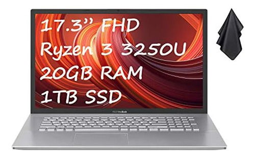 Laptop Asus Vivobook 17.3  Fhd Thin And Light , Ryzen 3 3250