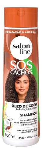 Shampoo S.o.s Coco Tratamento Cachos Salon Line 300ml