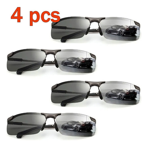 Gafas De Sol Polarizadas Hombre Camaleón Fotocromáticas 4uds