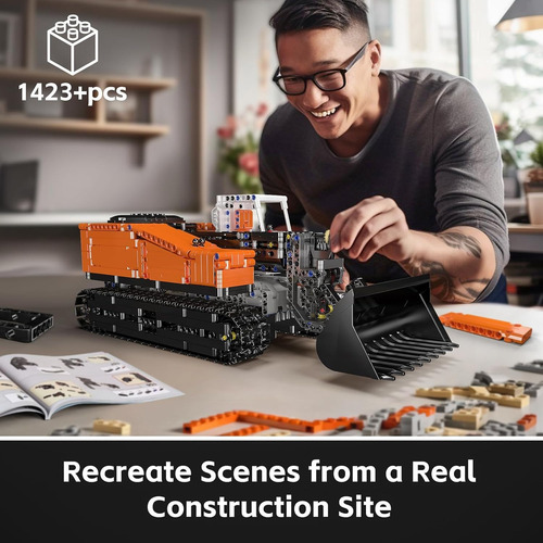 Tecnología Bulldozer Bloques De Construcción App Rc Control