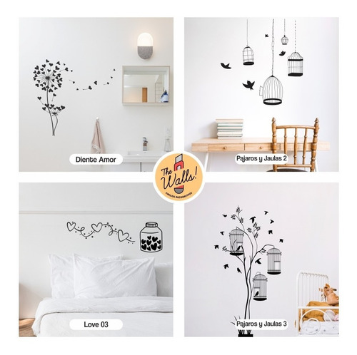 Imagen 3 de 10 de Vinilos Decorativos De Pared, Arboles Y Florales + Regalo!!!