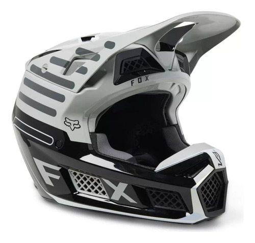 Casco Motocross Fox V3 Rs Ryaktr Enduro Mx Atv Top Racing