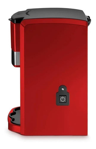 Imagen 3 de 5 de Cafetera Multilaser Gourmet 2 Xícaras semi automática roja de filtro 220V