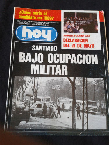 Revista Hoy N° 462 26 De Mayo Al 1 De Junio De 1986