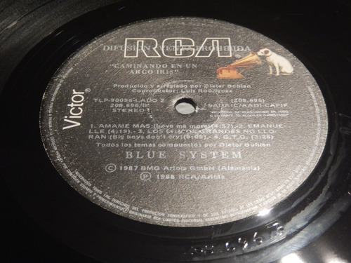 Blue System Caminando En Un Arco Iris Vinilo 1988 Discazo ! (Usado)