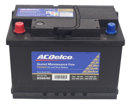 Bateria  Acdelco 66 Amperes S56640 Izquierda