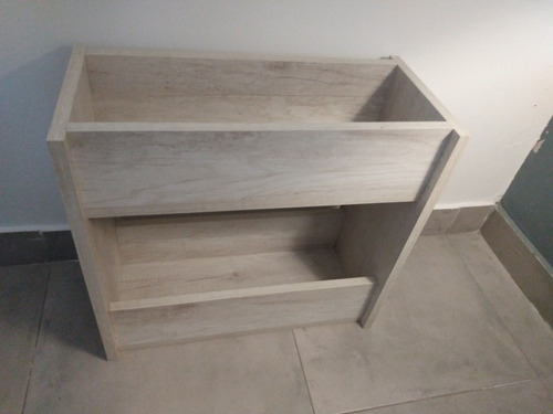 Imagen 3 de 3 de Contenedor Auxiliar Para Libros/utiles Color Madera Clara