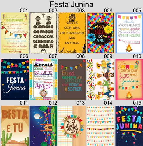 Imagem 4 de 6 de Placas Decorativas Festa Junina Cordel
