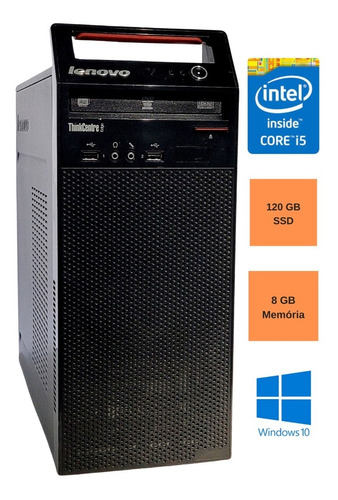 Computador Lenovo Edge72 Core I5 - 3570 8gb 120gb Ssd (Recondicionado)