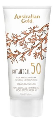 Bloqueador Solar Australian Gold Botanical Spf 50 Loción De