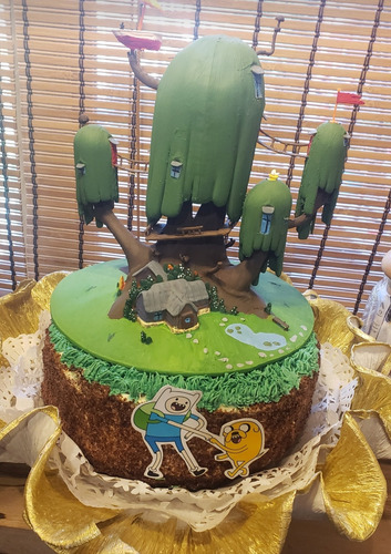 Adorno Torta Hora De Aventura . .