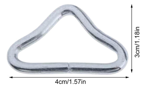 Hebilla Triangular De Metal Anillo De Colchoneta De Trampolí