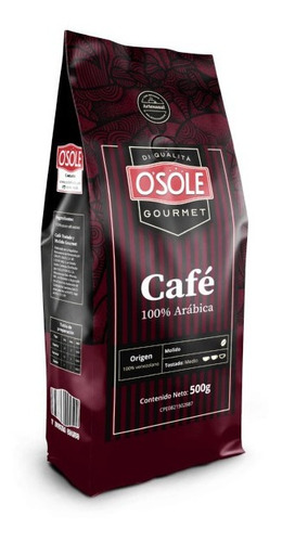 Imagen 1 de 1 de Café Osole 500 Gr - 10 Unid - F02