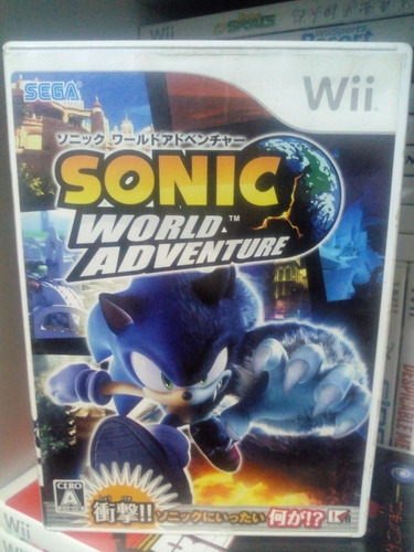 Sonic World Adventure Wii  Japonés Sonic Unleashed Wii Wiiu 