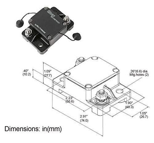 Soporte De Superficie Gloso E97 Auto Reset 120a, Resistente