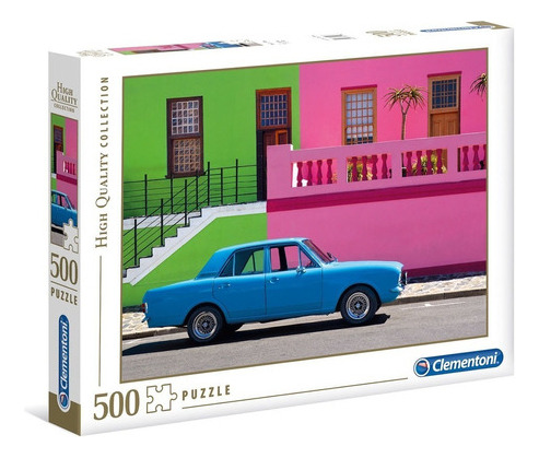 Puzzle Rompecabezas X 500 Piezas Auto Azul  Clementoni 35076