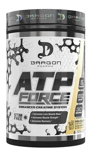 comprar Creatina Dragon Pharma Atp Force 30 Serv Sabor Piña Colada