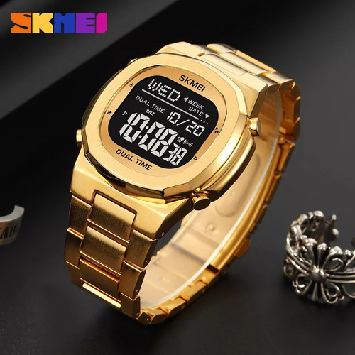 Relojes Digitales Para Hombre Skmei, Impermeables, Acero P