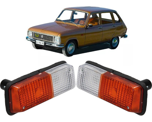 Juego De Giros Faros Renault 6 1976 1977 1978 1979 1980