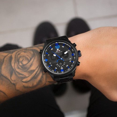 Relógio Masculino Anadigi Weide 10138
